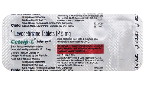 Cetcip-L Tablet image