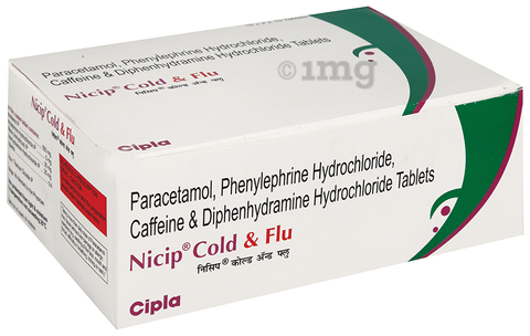 Nicip Cold & Flu Tablet image