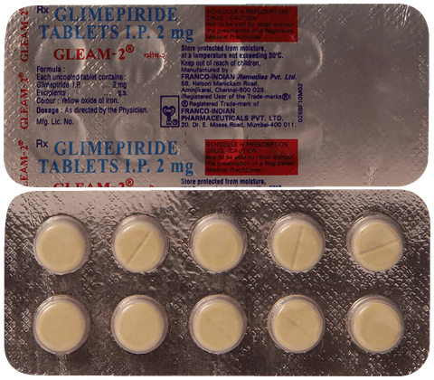 Gleam 2mg Tablet image