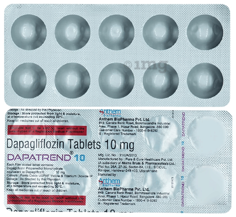 Dapatrend 10mg Tablet image Dapatrend 10mg Tablet image