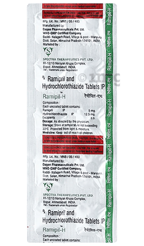 Ramipil-H Tablet image
