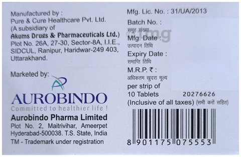 Auroglyde 1/500 Tablet PR image Auroglyde 1/500 Tablet PR image