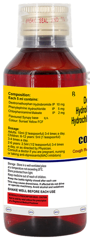 Couphryx-D Syrup Sugar Free