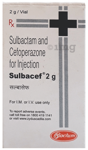 Sulbacef 1000mg/1000mg Injection image Sulbacef 1000mg/1000mg Injection image