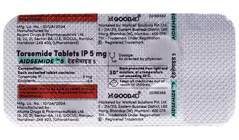 Aidsemide 5 Tablet image