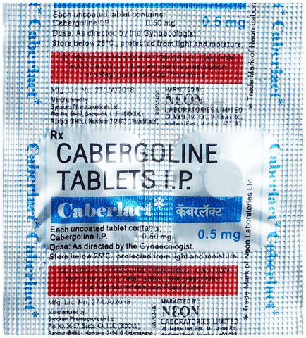 Caberlact 0.5mg Tablet image Caberlact 0.5mg Tablet image