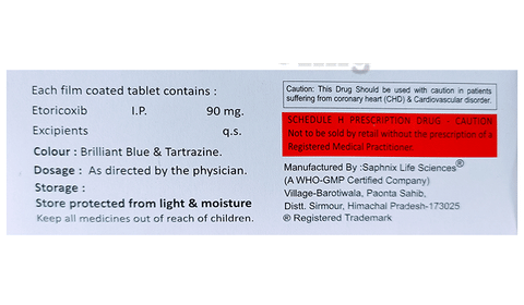 Coxglen 90 Tablet image Coxglen 90 Tablet image