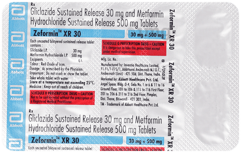 Zeformin XR 30 Tablet image