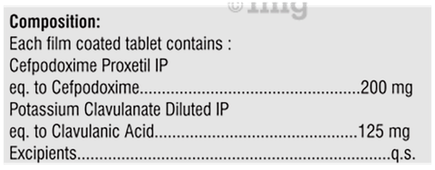 Gentocef CV 200 Tablet image Gentocef CV 200 Tablet image
