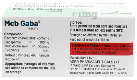 Mcb Gaba Tablet image