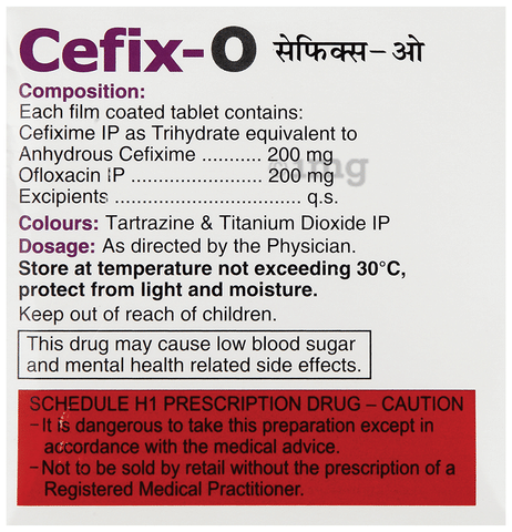 Cefix-O  Tablet image