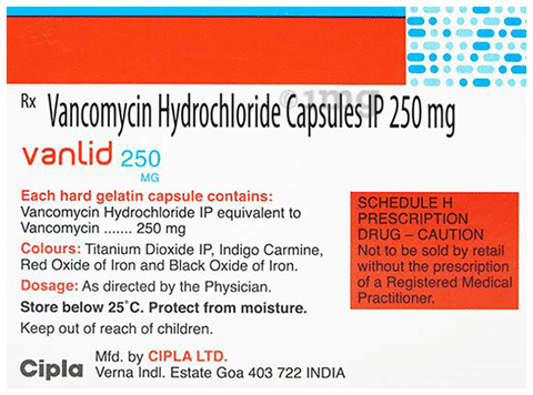 Vanlid 250mg Capsule image