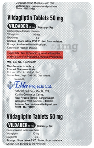 Vildader 50mg Tablet image