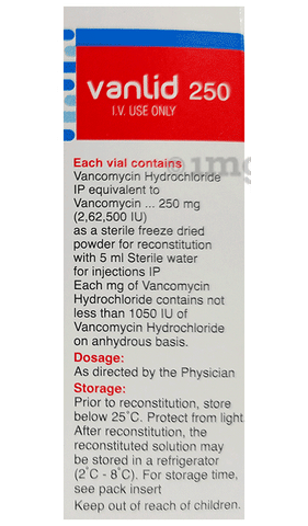 Vanlid 250mg Injection image Vanlid 250mg Injection image