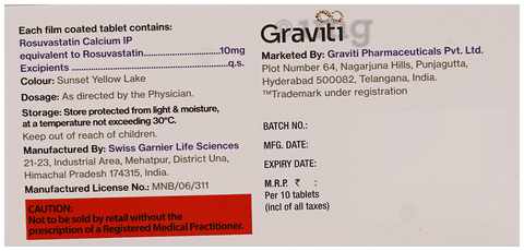 Rosutalix 10 Tablet image Rosutalix 10 Tablet image