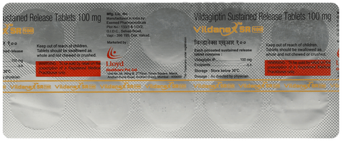 Vildanex 100mg Tablet SR image Vildanex 100mg Tablet SR image