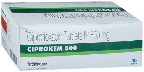 Ciprokem 500mg Tablet image Ciprokem 500mg Tablet image