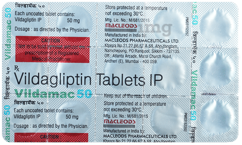 Vildamac 50 Tablet image