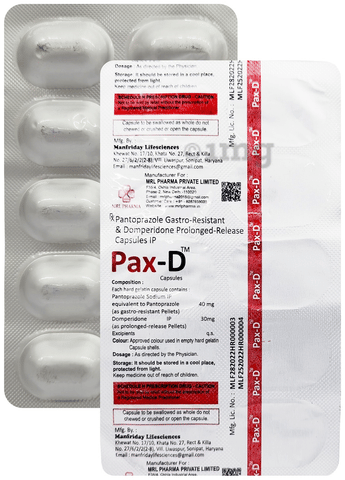 Pax-D Capsule SR image