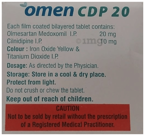 Omen Cdp 20mg/10mg Tablet image Omen Cdp 20mg/10mg Tablet image