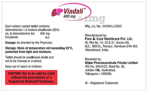 Viadali 400mg Tablet image