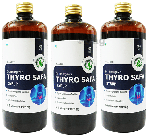 Dr.Bhargav’s Thyro Safa Syrup (500ml Each) 1