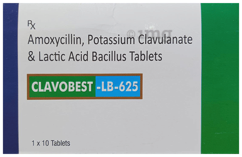 Clavobest-LB 625 Tablet image
