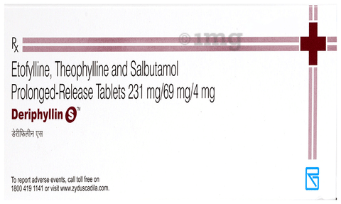 Deriphyllin S 231mg/69mg/4mg Tablet PR