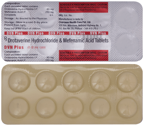 Dvn Plus 80mg/250mg Tablet