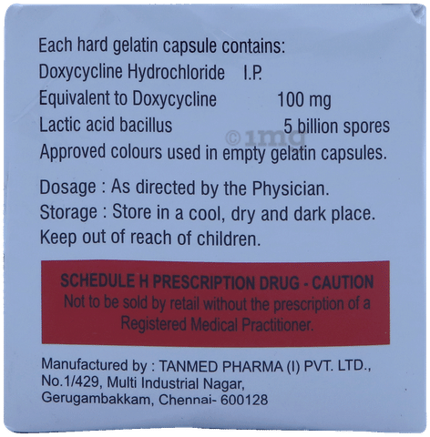 Cnx Dox 100mg Capsule image Cnx Dox 100mg Capsule image