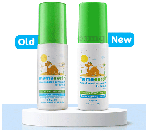 Mamaearth Mineral Based Sunscreen SPF 20 for Babies Toxin Free