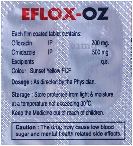 Eflox-OZ Tablet image
