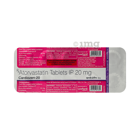 Cardiozen 20mg Tablet image