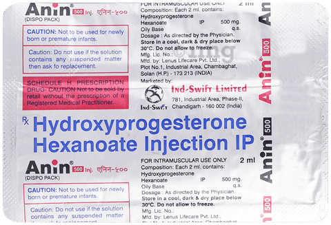 Anin 500mg Injection image