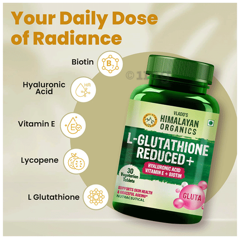 mary ruth glutathione Vlado's Himalayan Organics L-Glutathione Reduced + Vegetarian Tablet: Buy  bottle of 30.0 tablets at best price in India