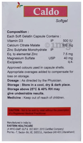 Caldo Softgel Capsule image