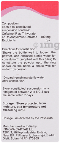 Mahacef 100mg Dry Syrup image Mahacef 100mg Dry Syrup image
