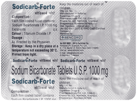 Sodicarb-Forte Tablet image