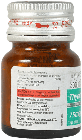 Thyrorich 75mcg Tablet image