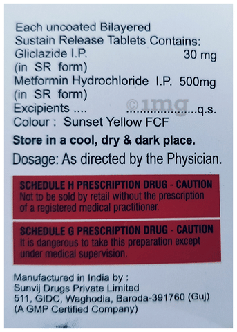 Nirglic-M 30 SR Tablet image