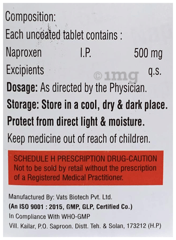 Napaid 500 Tablet image