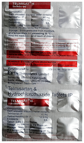 Telmisat H Tablet image Telmisat H Tablet image