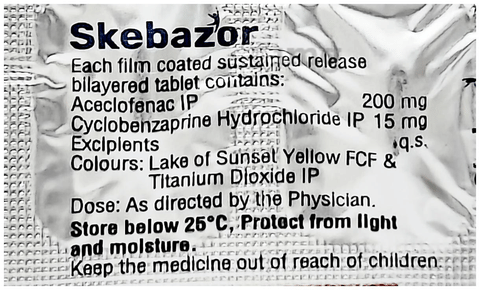 स्केबाजोर 15mg/200mg टैबलेट image