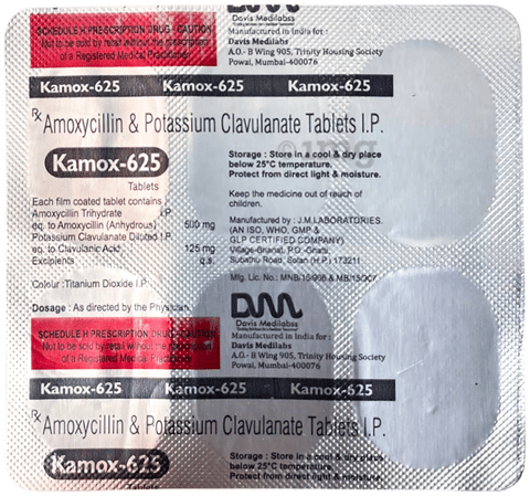 Kamox 625 Tablet image Kamox 625 Tablet image