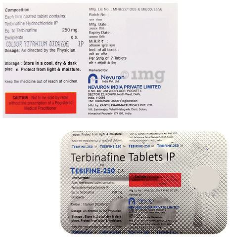 Tebifine 250 Tablet image Tebifine 250 Tablet image