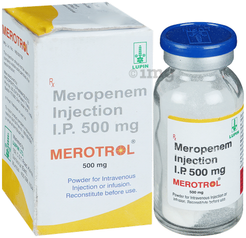 Merotrol 500mg Injection image