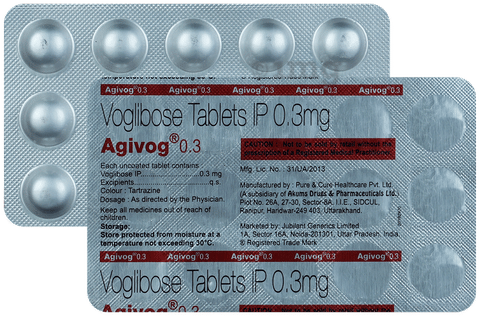Agivog 0.3 Tablet image Agivog 0.3 Tablet image