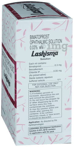Lashisma  Solution (3ml Each)