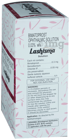 Lashisma  Solution (3ml Each) image