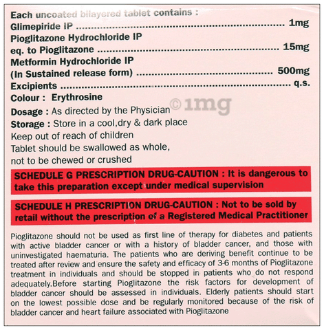 Glykit-PG 1 Tablet SR image